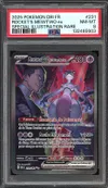 PSA 8 Mewtwo Ex de la Team Rocket thumbnail 1