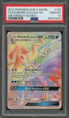 PSA 10 Feunard d'Alola Gx Rainbow thumbnail 1