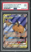 PSA 9 Raichu et Raichu d'Alola Gx thumbnail 1