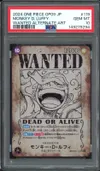 PSA 10 Monkey D. Luffy Wanted thumbnail 1