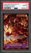 PSA 10 Monkey D. Luffy thumbnail 1