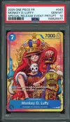 PSA 10 Monkey D. Luffy thumbnail 1