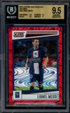 BGS 9.5 Lionel Messi Red Swirl thumbnail 1
