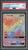 PSA 9 Entei Gx Rainbow thumbnail 1