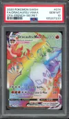 PSA 10 Dracaufeu VMax Rainbow thumbnail 1
