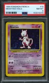 PSA 8 Mewtwo Holo thumbnail 1