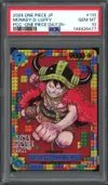 PSA 10 Monkey D. Luffy Stamp thumbnail 1