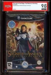 PSA 9.6 Jeu Nintendo GameCube Le Seigneur des Anneaux Le Retour du Roi thumbnail 1