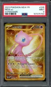 PSA 9 Mew Ex Gold thumbnail 1