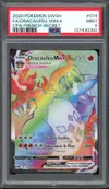 PSA 9 Dracaufeu VMax Rainbow thumbnail 1