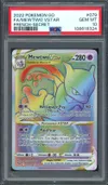 PSA 10 Mewtwo VStar Rainbow thumbnail 1