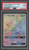 PSA 9 Dialga Gx Rainbow thumbnail 1