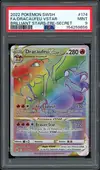 PSA 9 Dracaufeu VStar Rainbow thumbnail 1