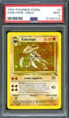 PSA 9 Kabutops Holo thumbnail 1
