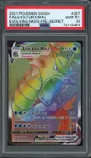 PSA 10 Léviator VMax Rainbow thumbnail 1