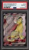 PSA 10 Persian Ex de la Team Rocket thumbnail 1