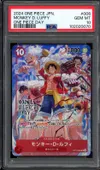 PSA 10 Monkey D. Luffy Stamp thumbnail 1