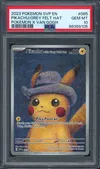 PSA 10 Pikachu with Grey Felt Hat thumbnail 1