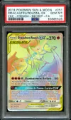 PSA 10 Dracaufeu et Roussil Gx Rainbow thumbnail 1