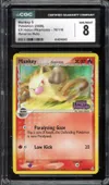 CGC 8 Mankey  Reverse thumbnail 1
