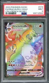 PSA 9 Dracaufeu VMax Rainbow thumbnail 1