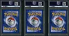 PSA 8 Dracaufeu Holo / PSA 8 Florizarre Holo / PSA 8 Tortank Holo thumbnail 2