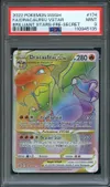 PSA 9 Dracaufeu VStar Rainbow thumbnail 1