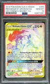 PSA 10 Reshiram et Zekrom Gx Rainbow thumbnail 1
