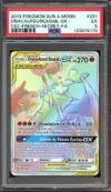 PSA 5 Dracaufeu et Roussil Gx Rainbow thumbnail 1