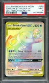 PSA 9 Tortank et Tiplouf Gx Rainbow thumbnail 1