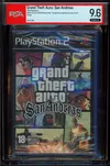 PSA 9.6 Jeu PlayStation 2 Grand Theft Auto San Andreas thumbnail 1