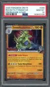 PSA 10 Tyranocif de la Team Rocket Prerelease Staff thumbnail 1