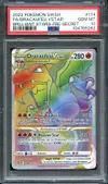 PSA 10 Dracaufeu VStar Rainbow thumbnail 1