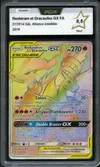 PCA 9.5 Reshiram et Dracaufeu Gx Rainbow thumbnail 1