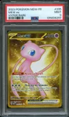 PSA 9 Mew Ex Gold thumbnail 1