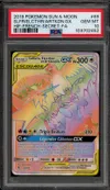 PSA 10 Sulfura, Électhor et Artikodin Gx Rainbow thumbnail 1