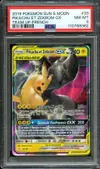 PSA 8 Pikachu et Zekrom Gx thumbnail 1