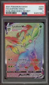 PSA 9 Leafeon VMax Rainbow thumbnail 1
