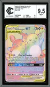 CCC 9.5 Raichu & Raichu d'Alola Gx Rainbow thumbnail 1