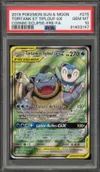 PSA 10 Tortank et Tiplouf Gx thumbnail 1