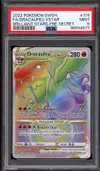 PSA 9 Dracaufeu VStar Rainbow thumbnail 1
