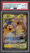 PSA 10 Raichu et Raichu d'Alola Gx thumbnail 1