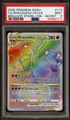 PSA 9 Dracaufeu VStar Rainbow thumbnail 1