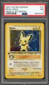 PSA 7 Pichu Holo thumbnail 1