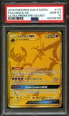 PSA 10 Lunala Gx Gold thumbnail 1