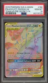 PSA 10 Pikachu et Zekrom Gx Rainbow thumbnail 1