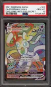 PSA 10 Nymphali VMax Rainbow thumbnail 1