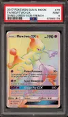 PSA 9 Mewtwo Gx Rainbow thumbnail 1