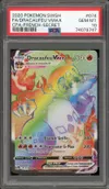PSA 10 Dracaufeu VMax Rainbow thumbnail 1