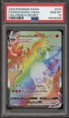 PSA 10 Dracaufeu VMax Rainbow thumbnail 1